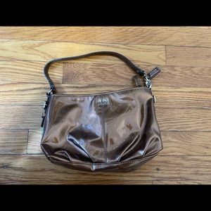 Coach Patent Madison Copper Handbag